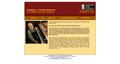 Desktop Screenshot of donnellypianoservice.com