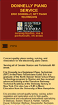 Mobile Screenshot of donnellypianoservice.com
