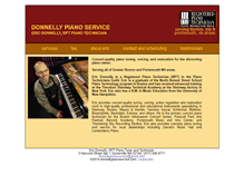 Tablet Screenshot of donnellypianoservice.com